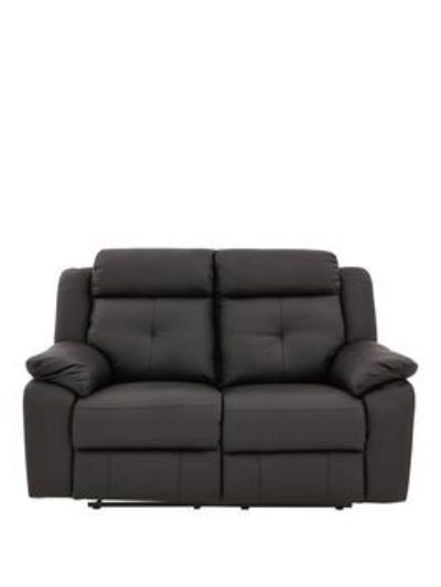 Denzel Luxury Faux Leather 2-Seater Recliner Sofa Denzel Luxury Faux Leather 2-Seater Recliner Sofa